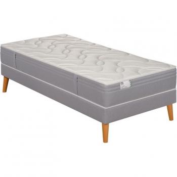 Matelas Sommier Simmons 90x190 Ressorts ensachés fermes – Sommier Blanc 90×41×190 cm