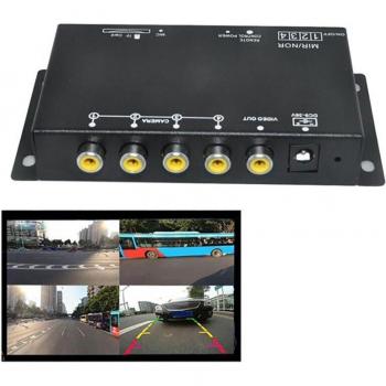 Cámara de estacionamiento con control de pantalla dividida