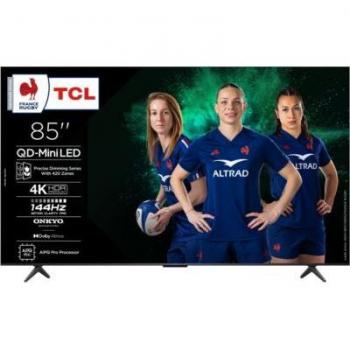 TCL 85C69K QD‑Mini LED 216 cm – 4K UHD Wifi Aluminium brossé