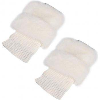 Calcetines de Piel Sintética para Mujer con Calentadores de Pierna