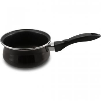 Magefesa Cazo 12cm Acero Esmaltado Vitrificado Antiadherente Negro