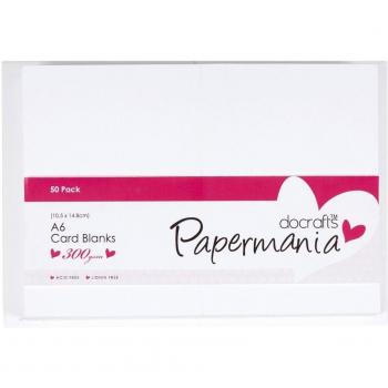 A6 300gsm White Card & Envelope Set – 50 Pack