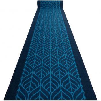Marineblauwe Pióra Antislip Loper 100 cm