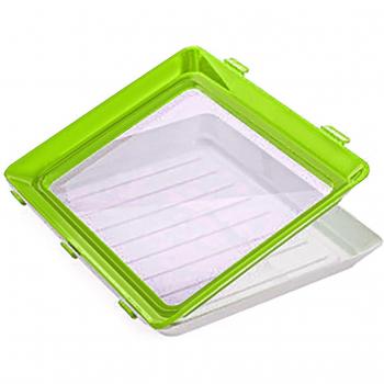 Food Preservation Tray with Wrap