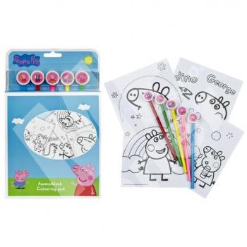 Peppa Pig Kleurset met 5 kleurpotloden