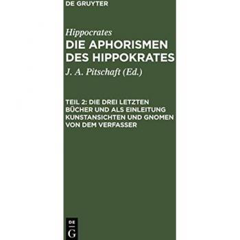 Die drei letzten Bücher und als Einleitung Kunstansichten und Gnomen von dem Verfasser