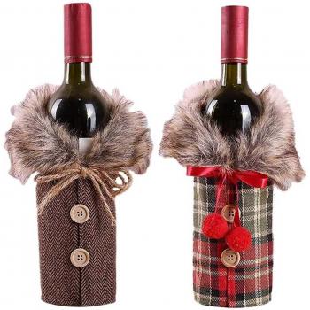 Pull de Noël pour bouteille de vin