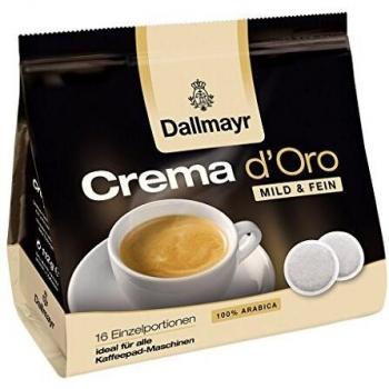 Dallmayr Kaffeepad Crema d'Oro Mild & Fein 528016007 16 St.Pack