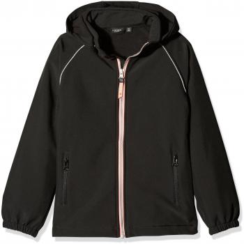 NAME IT Nitalfa Chaqueta Softshell Nmt G Fo, Niñas, Negro, 128