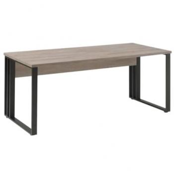 Yukon Desk 180 cm Rovere Grezzo – Nero
