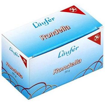Läufer Gummibänder Rondella 80 x 2 mm, 50 g, bunt sortiert