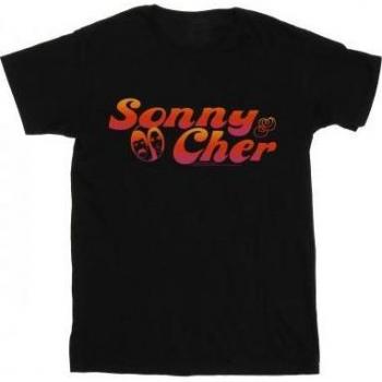 Sonny & Cher White Gradient T-Shirt XL