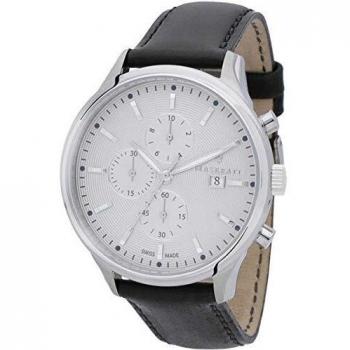 Orologio da uomo con cinturino in cuoio marrone