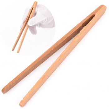 Pinzas para te de bambú 18 cm - Juego de té y juegos