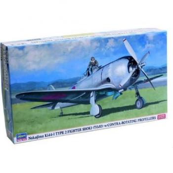 HASEGAWA 1/48 NAKAJIMA KI44-I TYPE 2 FIGHTER SHOKI (TOJO) MODELLINO AEREO DA MONTARE