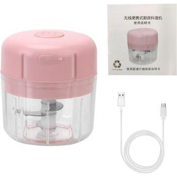 Electric Mini Chopper for Garlic, Ginger, Chili, Meat, and Vegetables