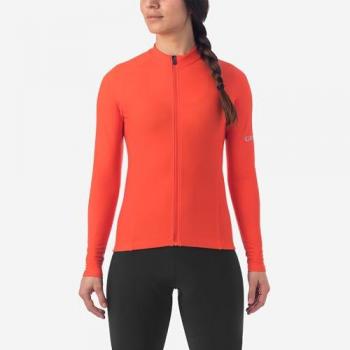 Maglia Ciclismo Donne Giro Chrono Thermal Arancione