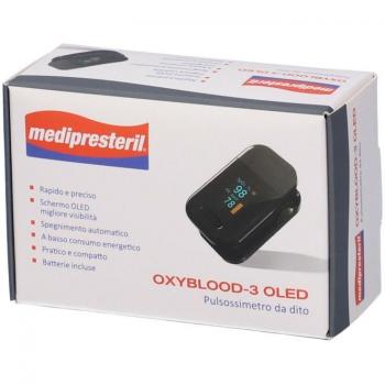 MEDIPRESTERIL OXYBLOOD-3 OLED PULSOSSIMETRO DA DITO
