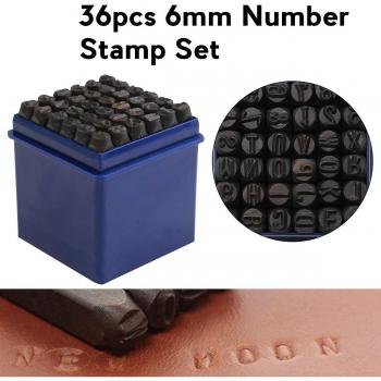 36pcs Russian Alphabet Metal Stamps Jewelry Tool Set