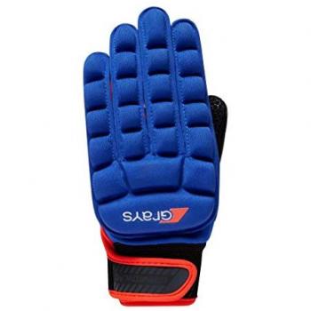 Grays Guante International Pro Mano Izquierda Navy/Rojo Fluor, Talla L L