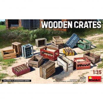 Caisses Miniatures en Bois MiniArt |35651| 1:35