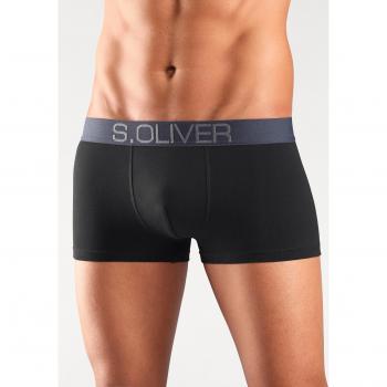 S.Oliver Herren Boxer Shorts, 4-er Pack (Hipster-Form, Baumwoll-Mix)