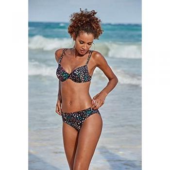 Bikini Milly s.Oliver Top Nero & Tinta Mista