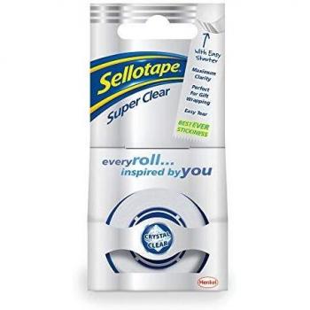 Sellotape Super Clear Premium Quality Easy Tear Tape 1569088