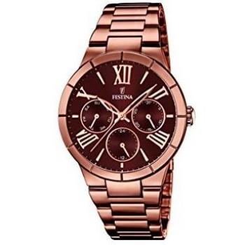 Festina Damen‑Uhr Analog Quarz Edelstahlarmband F16798/2