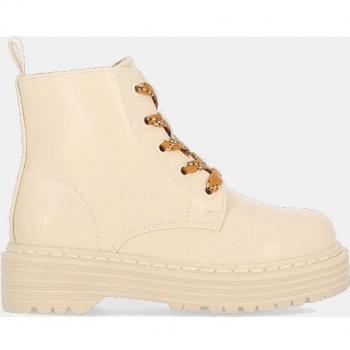 Chika10 Kids Botines Suiza 10 Cordones Beige