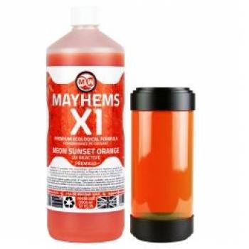 Mayhems - PC Coolant - X1 Premix - Eco Friendly Series, UV Fluorescent, 1 Litre, Orange