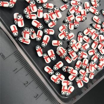 60g Snowman Soft Clay Sprinkles for Nail Art