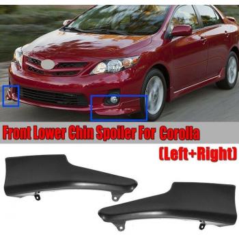 Kit de 2 Uds. parachoques delantero labio spoiler splitter difusor para Toyota Corolla