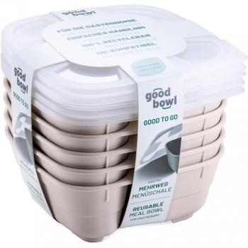 Boîte repas Goodbowl 2 compartiments Thermohauser 1000ml carré
