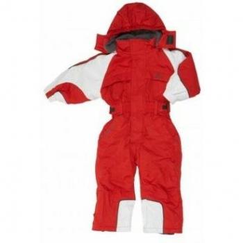 Peak Mountain Children's Ski Suit - Red, Size 8