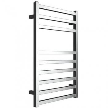 Termoarredo bagno scaldasalviette forma square calorifero termosifone cromo lucido finitura- cromo lucido - misure h1800xl600xi570 mm - confezione 1