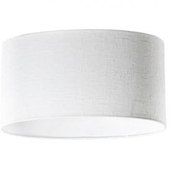 Abatjour Moderne en Lin - 35 cm - Blanc - Extra Schuin