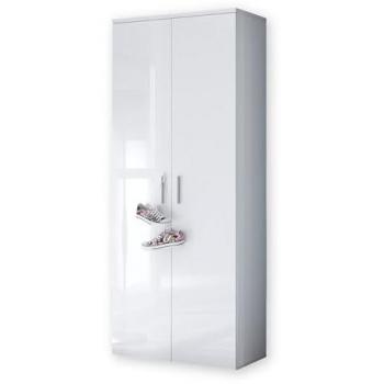 HBZ Schuhschrank Lincoln weiß Glanz, BxHxT 80x190x35 cm (1-St)