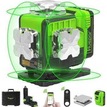 Huepar Green Cross Laser Level with Bluetooth