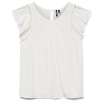 Vero Moda Kurzarmbluse VMBELLA SS LACE
