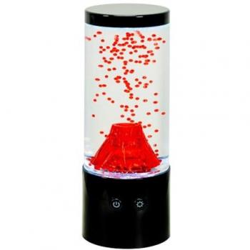 Villy Volcano RGB Color-Changing LED Table Lamp with Integrated Multicolor Bulb