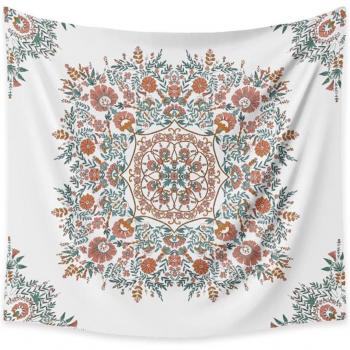 5 Sizes Bohemian Mandala Wall Tapestry - Floral Indian Decor Fabric Hanging