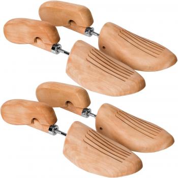 Hormas de madera para zapatos - 2 pares - Talla 42-43
