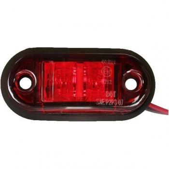 Lumière de Position Lateral LED 12-24V – Camion & Remorque – Rouge