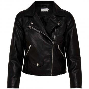 ONLSUMMER FAUX LEATHER CROP BIKER CC OTW