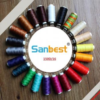 Sanbest 50m/Roll Waxed Sewing Thread 150D