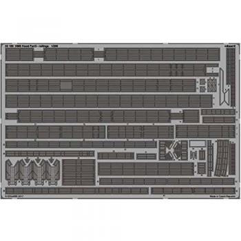 HMS Hood pt. 3 barandillas 1/200 (diseñado para ser usado con kits de trompeta)