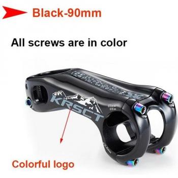 KRSCT 20-Degree CNC Road Bike Stem - 31.8mm Clamp, Length Options: 80/90/100mm