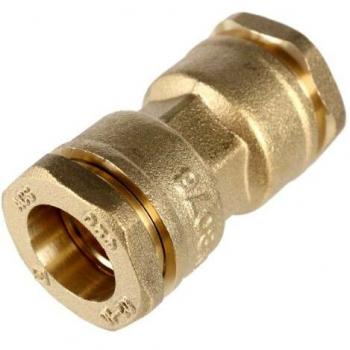 Manchon égal laiton Somatherm pour tube PE D25