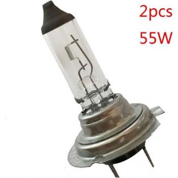 H7 12V 55W/100W White Light Halogen Bulbs (Set of 2)
